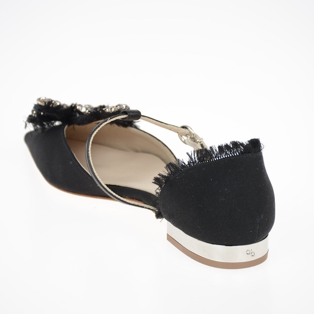 ANNA BAIEUERA COATED LEATHER ANNADEA BALLET FLATS WITH JEWEL DETAIL Sz 41 - Picture 3 of 12